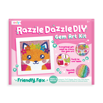 razzle dazzle diy gem art kit - friendly fox