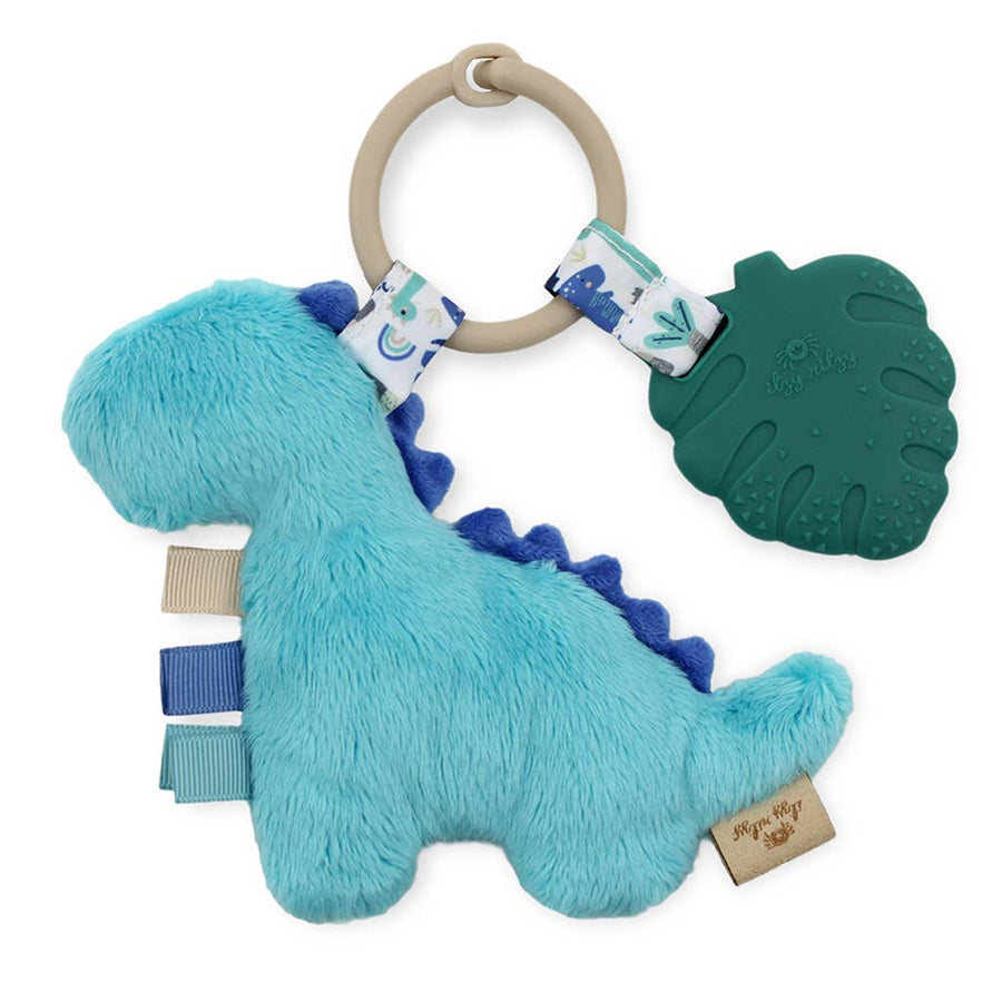 Itzy Pal™ Plush + Teether (Dino)