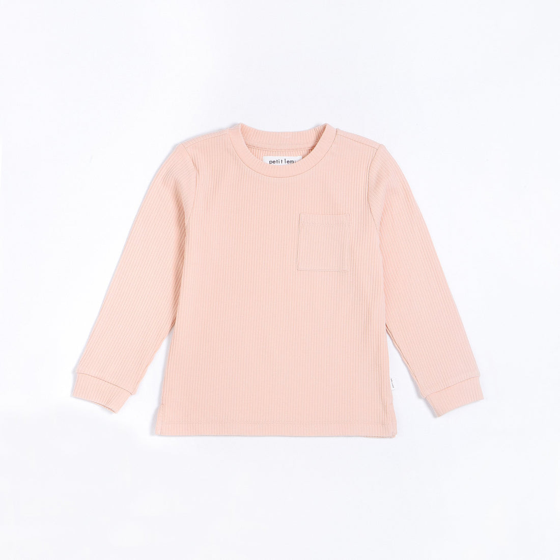 Rose Modal Rib Long-Sleeve T-Shirt