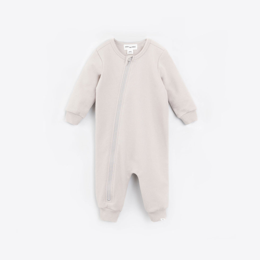 Miles Basics Fleece Playsuit in Cement