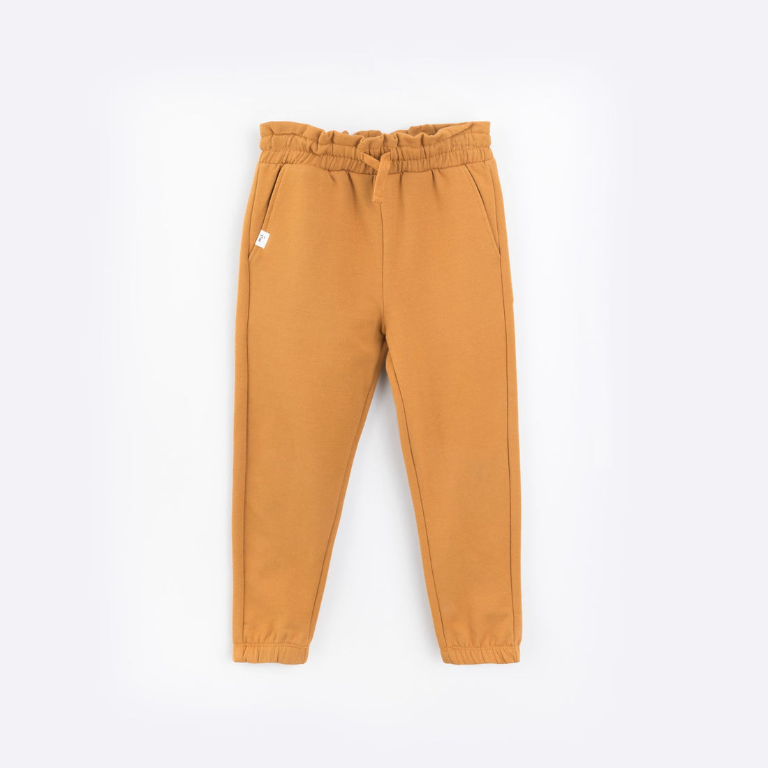 Miles Basics Fleece Girls' Joggers in Dijon