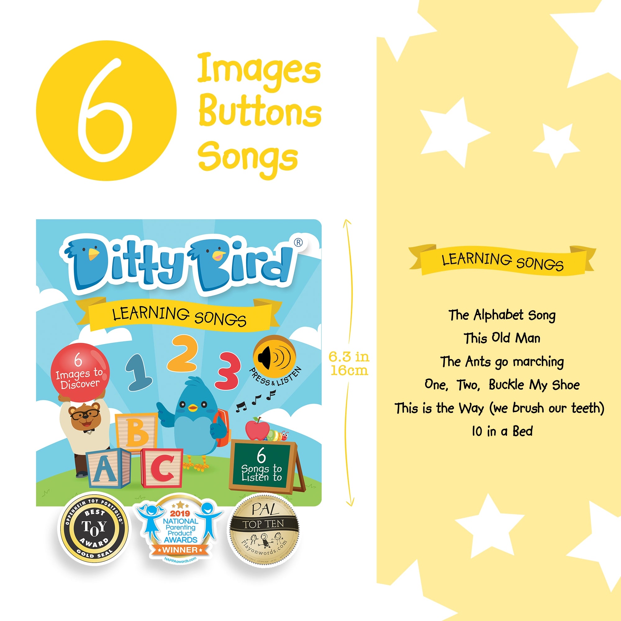 Ditty Bird Baby Sound Book: Learning Songs