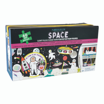 60PC GIANT FLOOR PUZZLE WITH POP OUT PIECES - SPACE