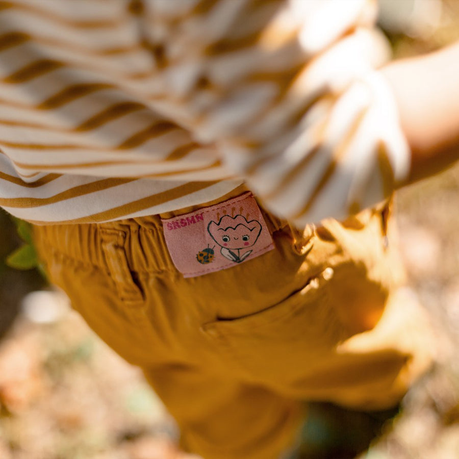 YELLOW DENIM PANTS