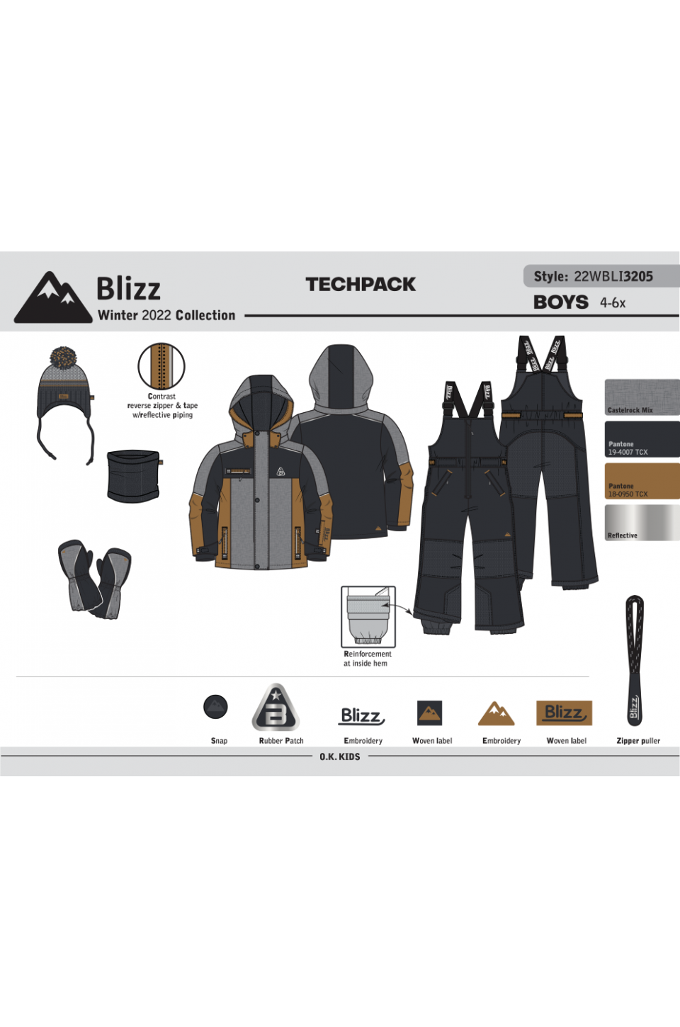 Blizz Snowsuit Set - Cathay Spice