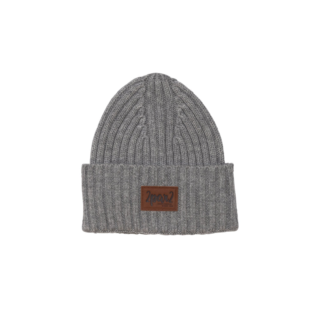 Knit Hat Grey Mix