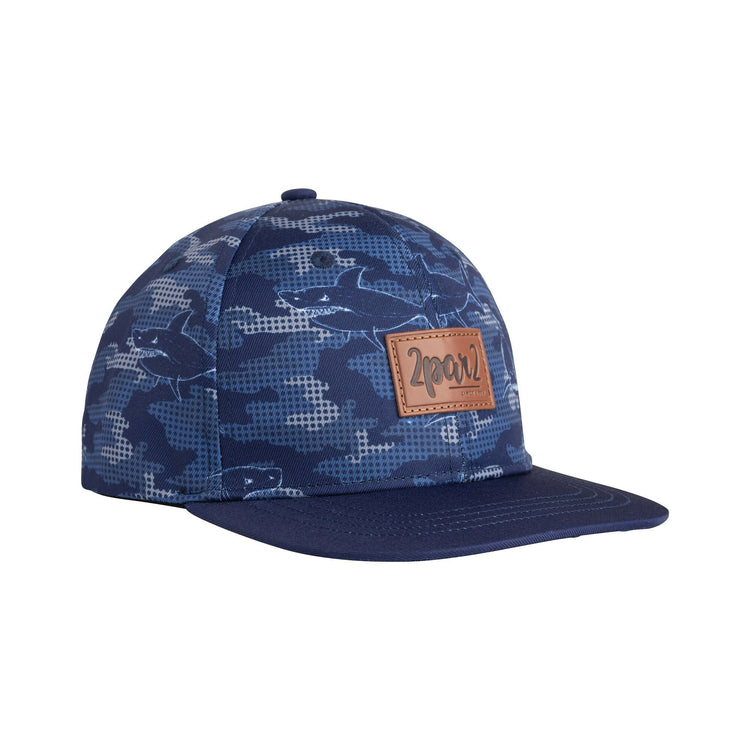 Printed Cap Navy Blue Sharks