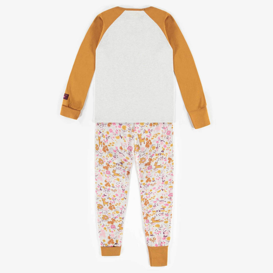 ADJUSTABLE PATTERNED PYJAMAS IN ORGANIC COTTON, CHILD