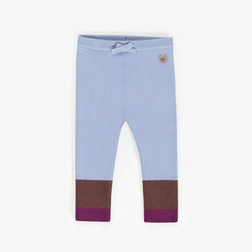 COLOR BLOCK BLUE LEGGINGS, BABY