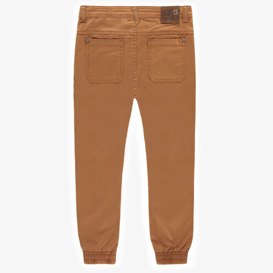 CARAMEL TWILL PANTS, CHILD