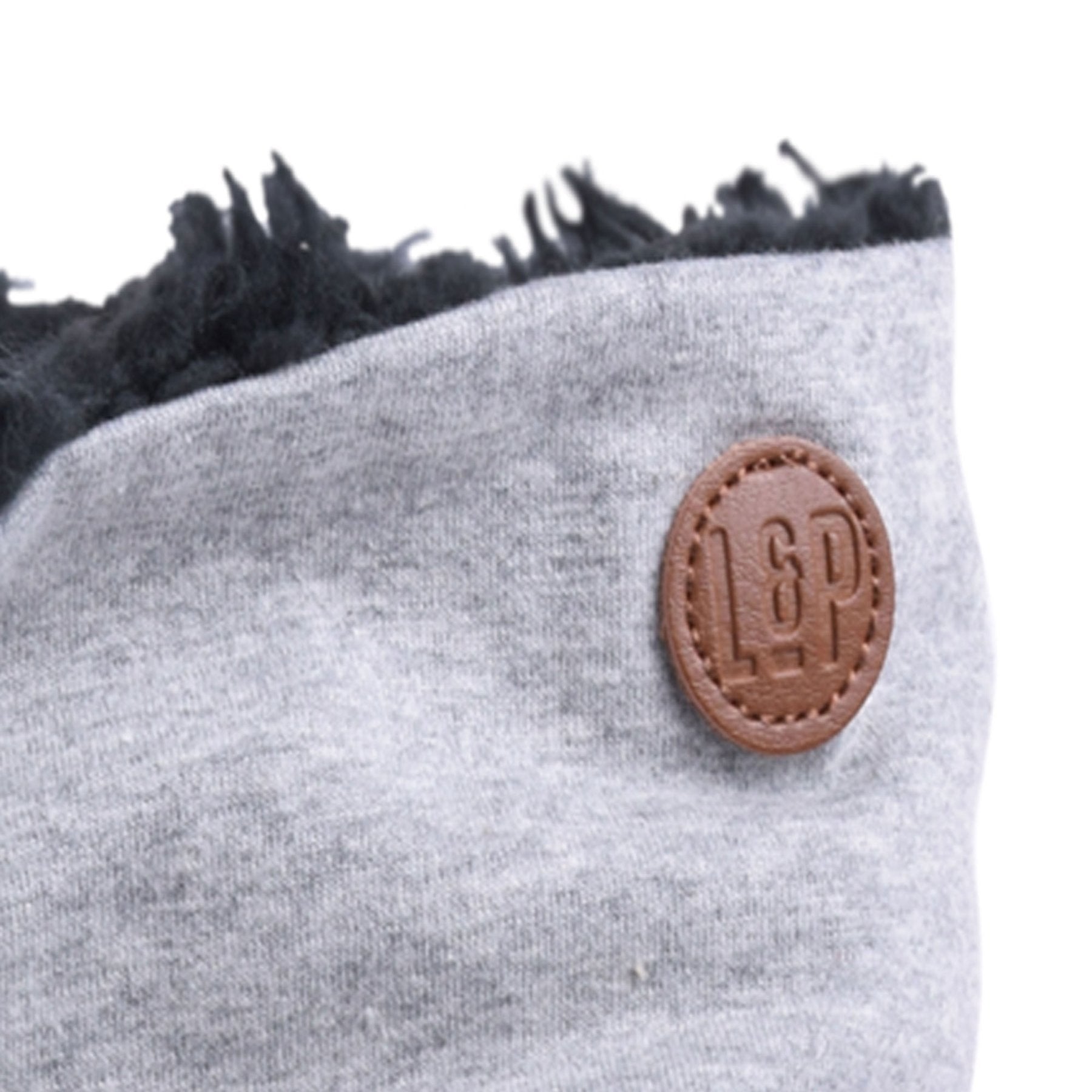 Sherpa-Lined Cotton Neck Gaiter