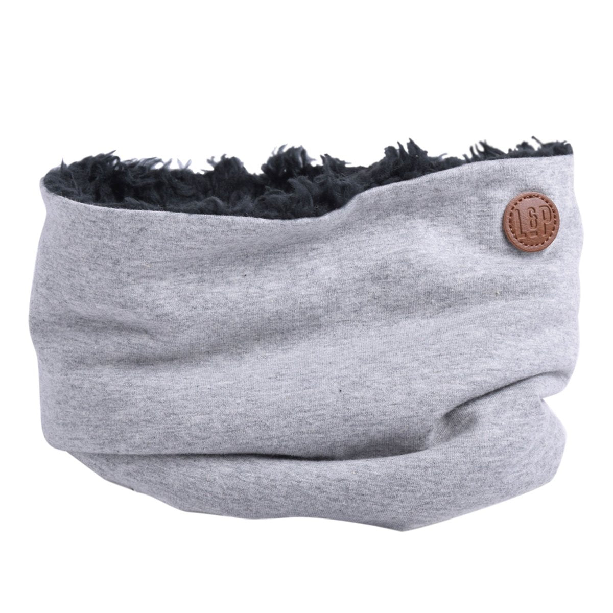 Sherpa-Lined Cotton Neck Gaiter