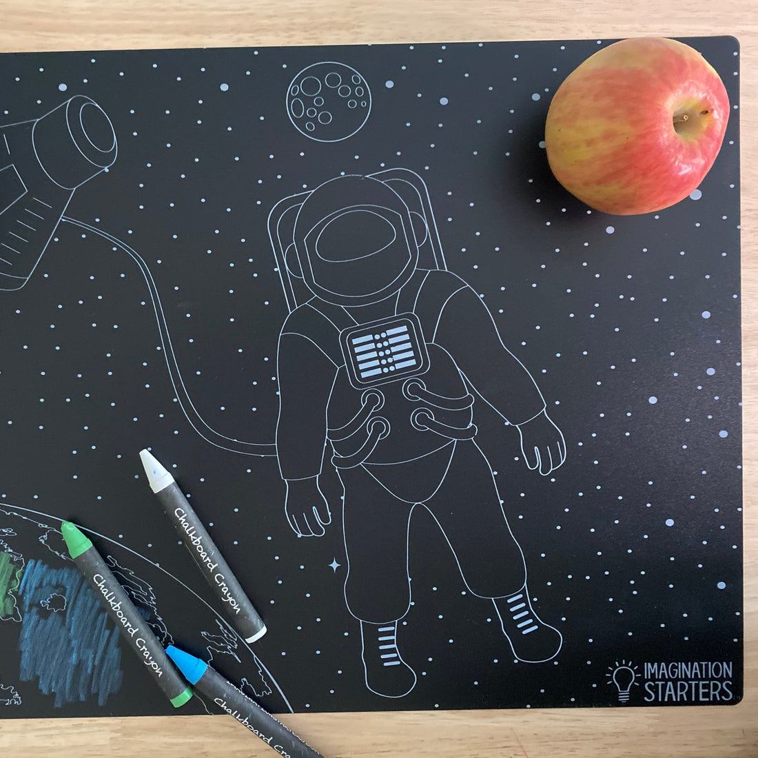 ASTRONAUT 12” X 17” CHALKBOARD PLACEMAT