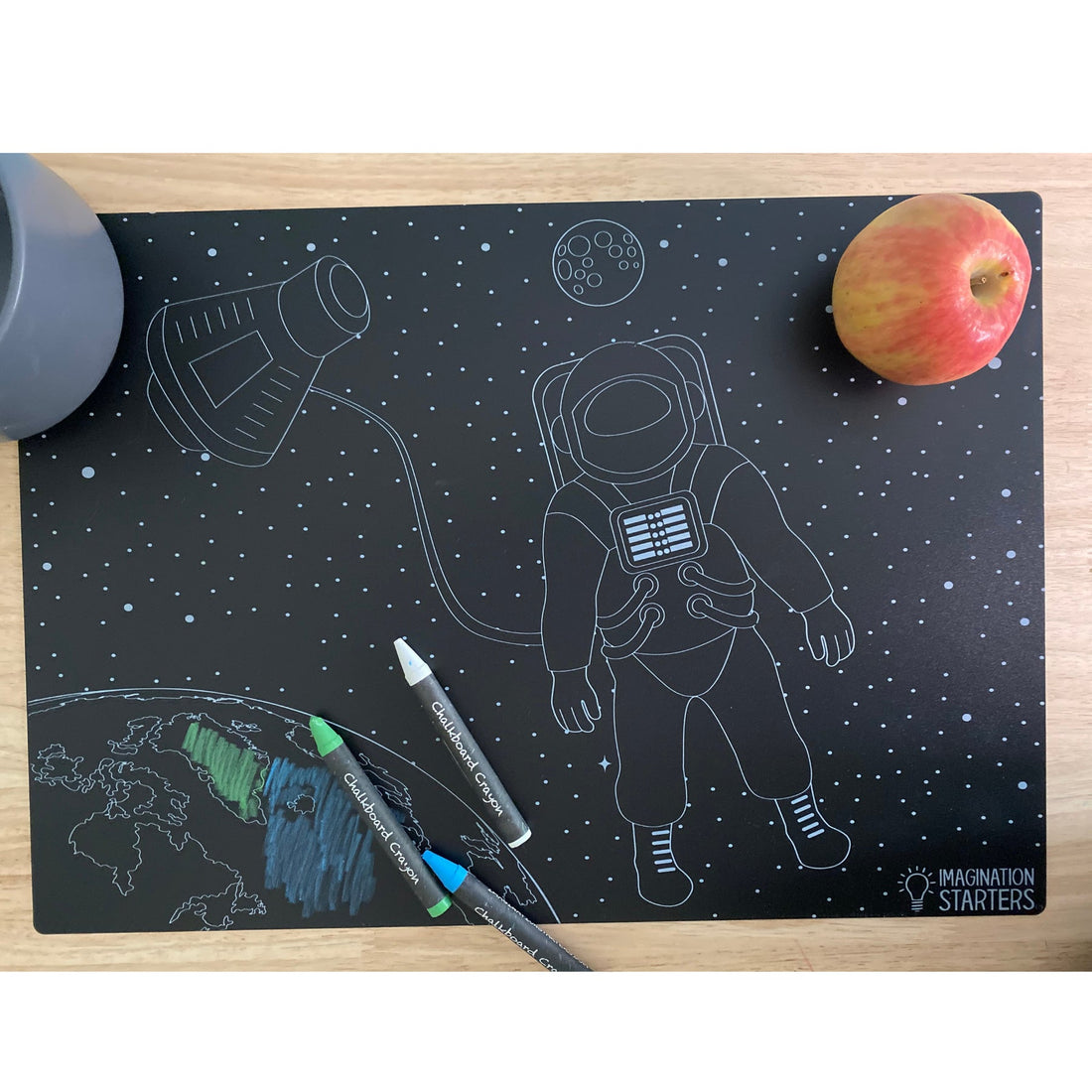 ASTRONAUT 12” X 17” CHALKBOARD PLACEMAT