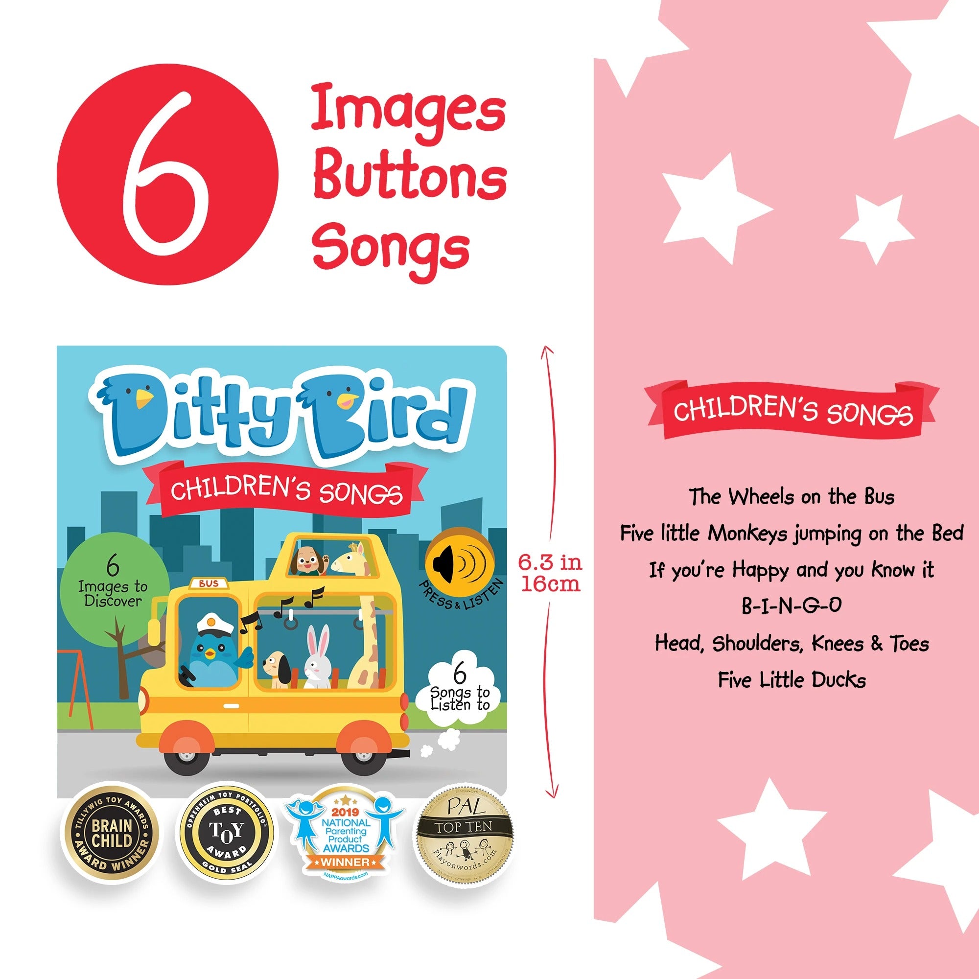 Ditty Bird Baby Sound Book: Children´s Songs