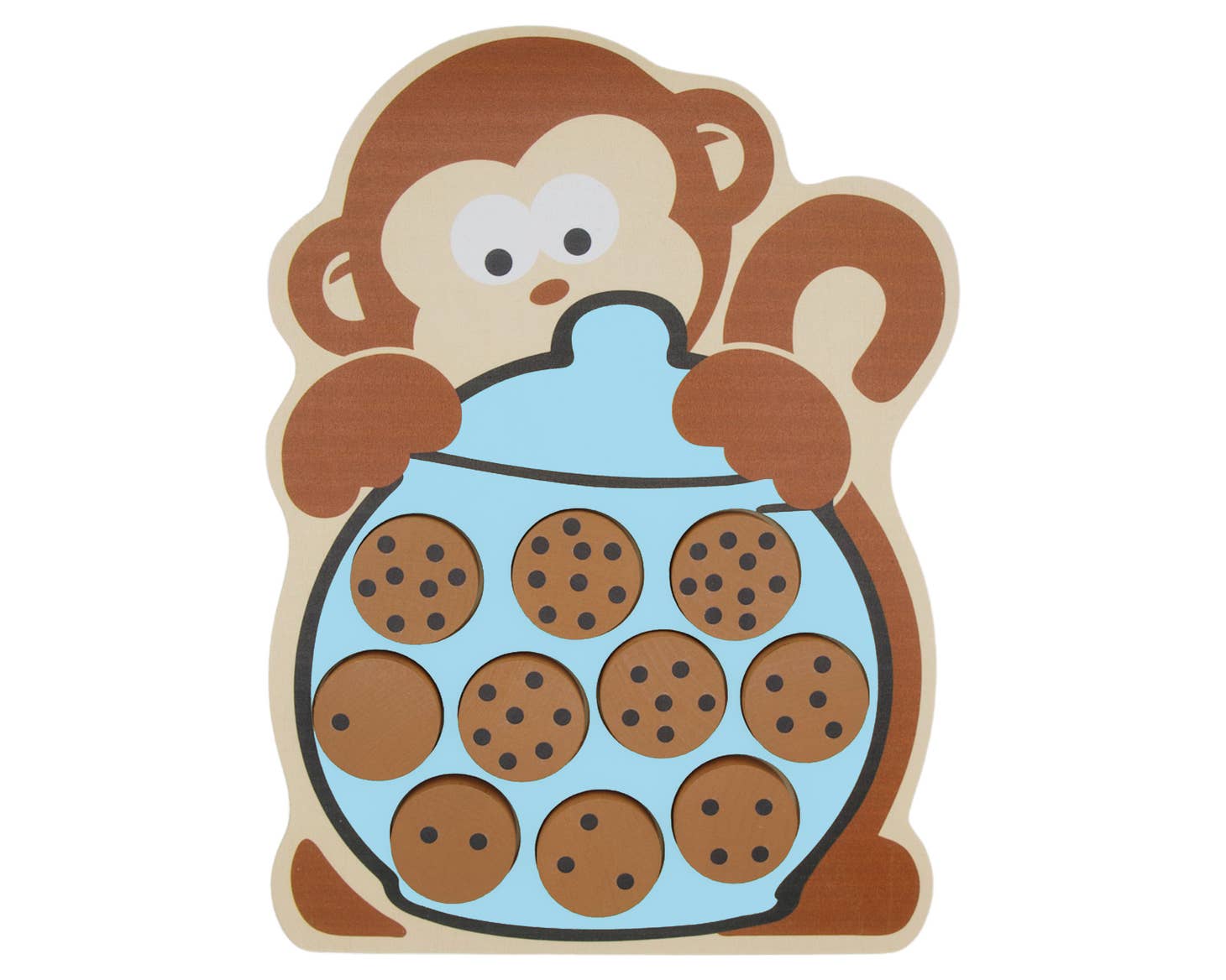 Cookie Counting Monkey Puzzle - Sign Language Puzzle