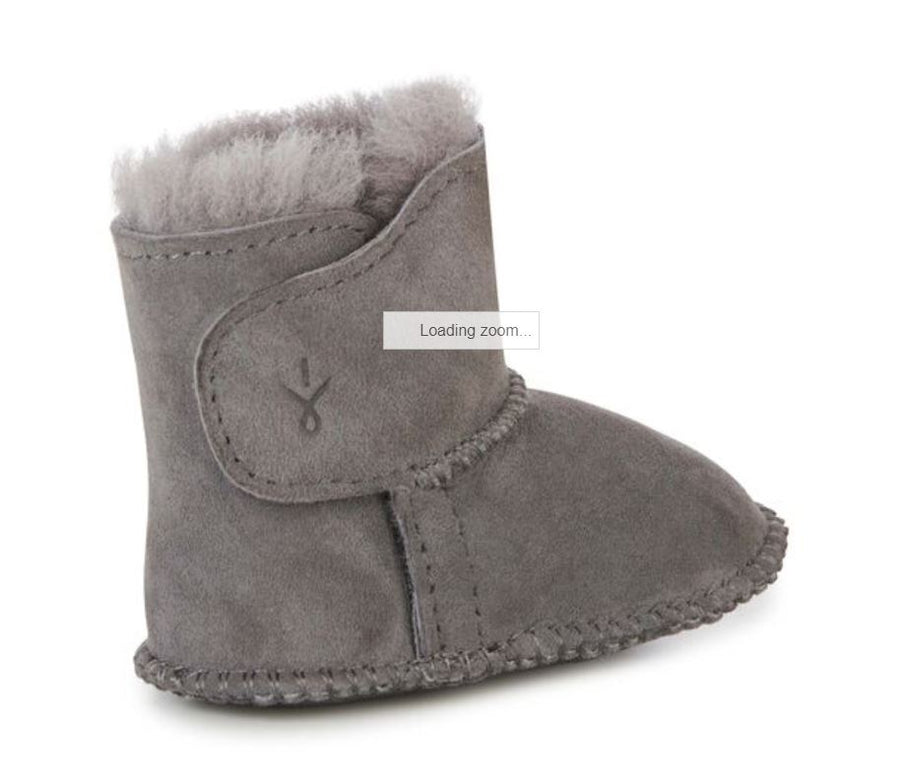 Baby Bootie Charcoal