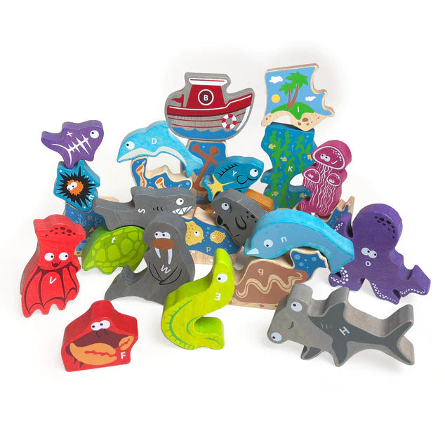 Ocean A-Z Puzzle & Playset