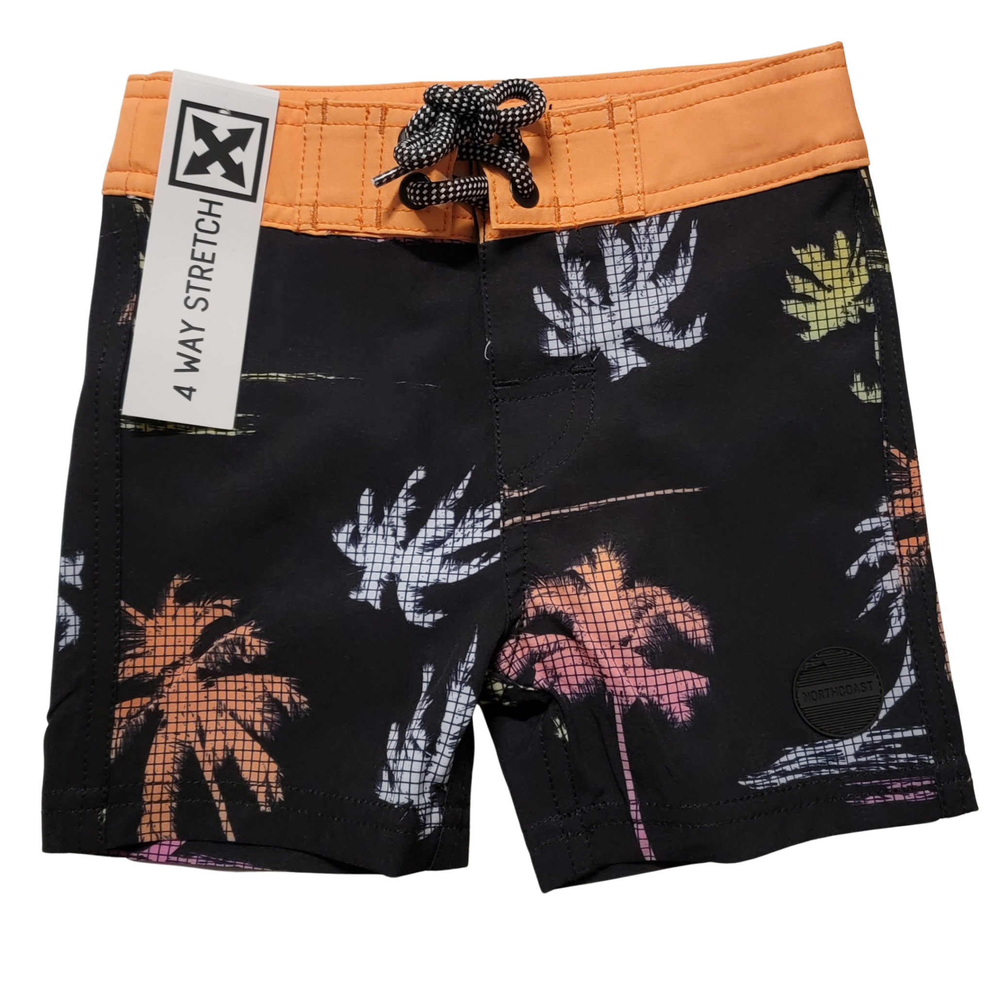 NEON ORANGE BOARDSHORT