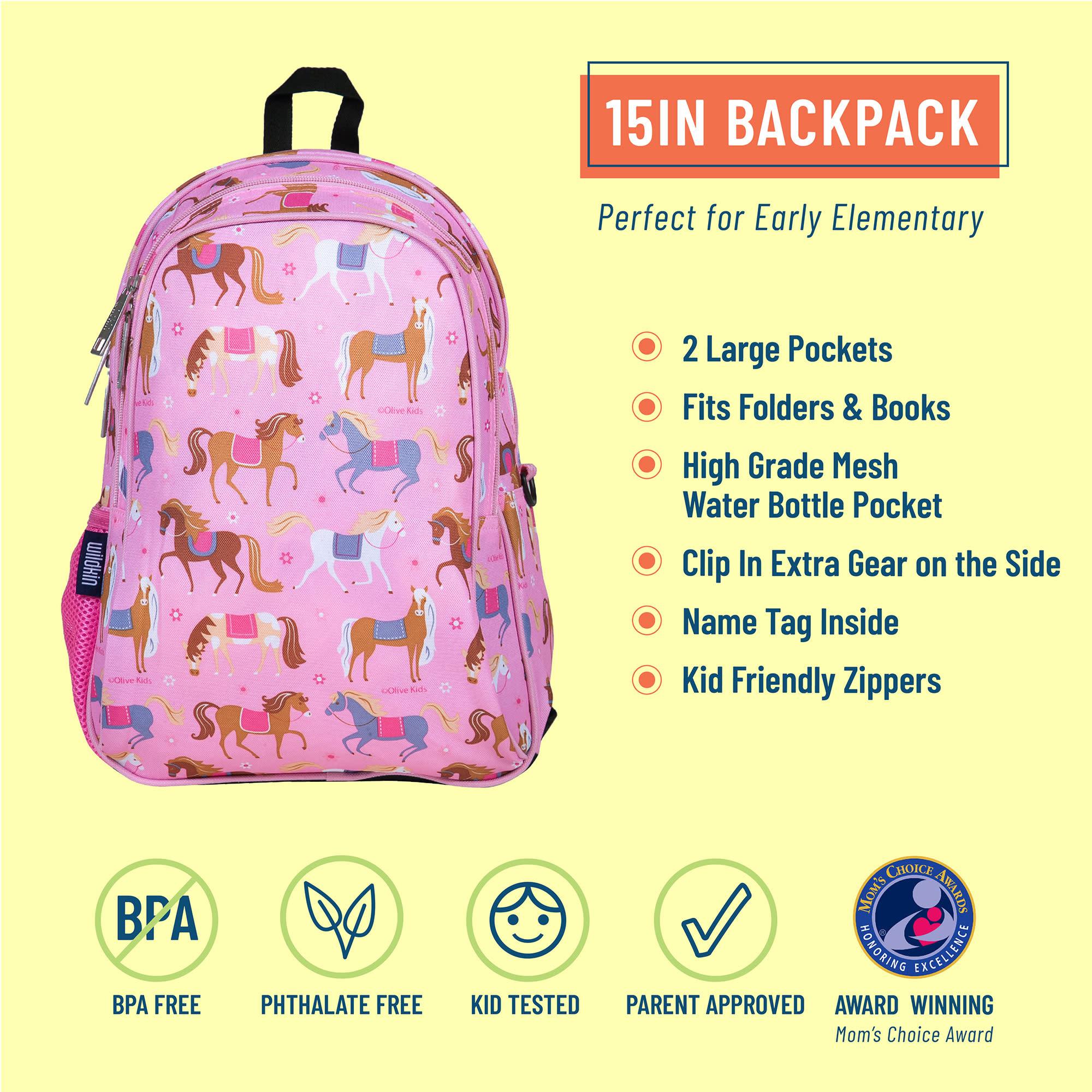 Horses 15 Inch Backpack