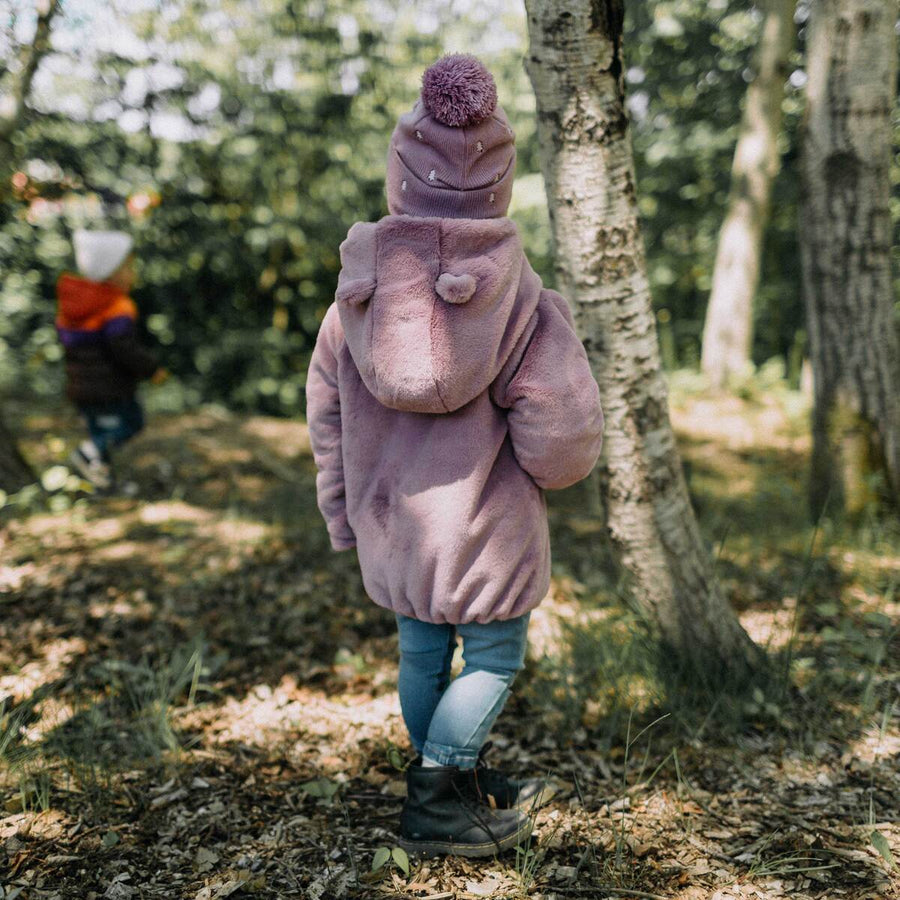 REVERSIBLE PLUSH COAT, BABY