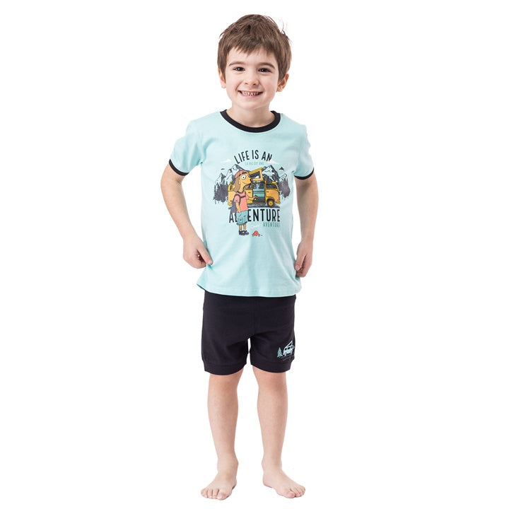 3-PC PAJAMA - TURQUOISE