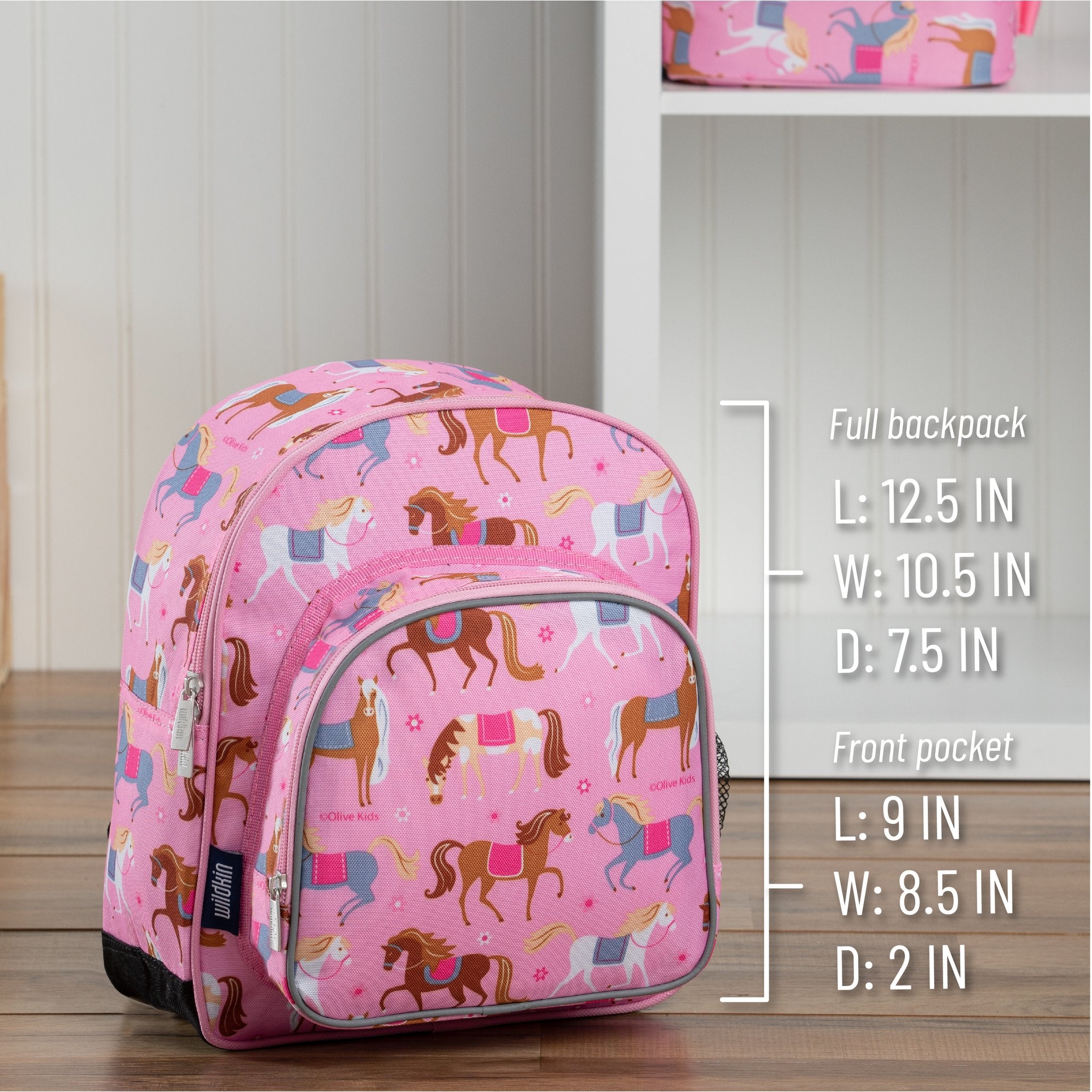 Horses 12 Inch Backpack