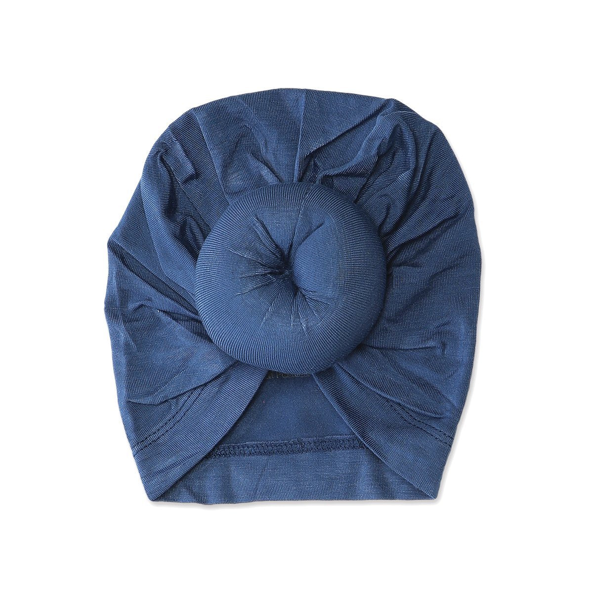 Bamboo Turban Top Knot Hat (Captain Navy)